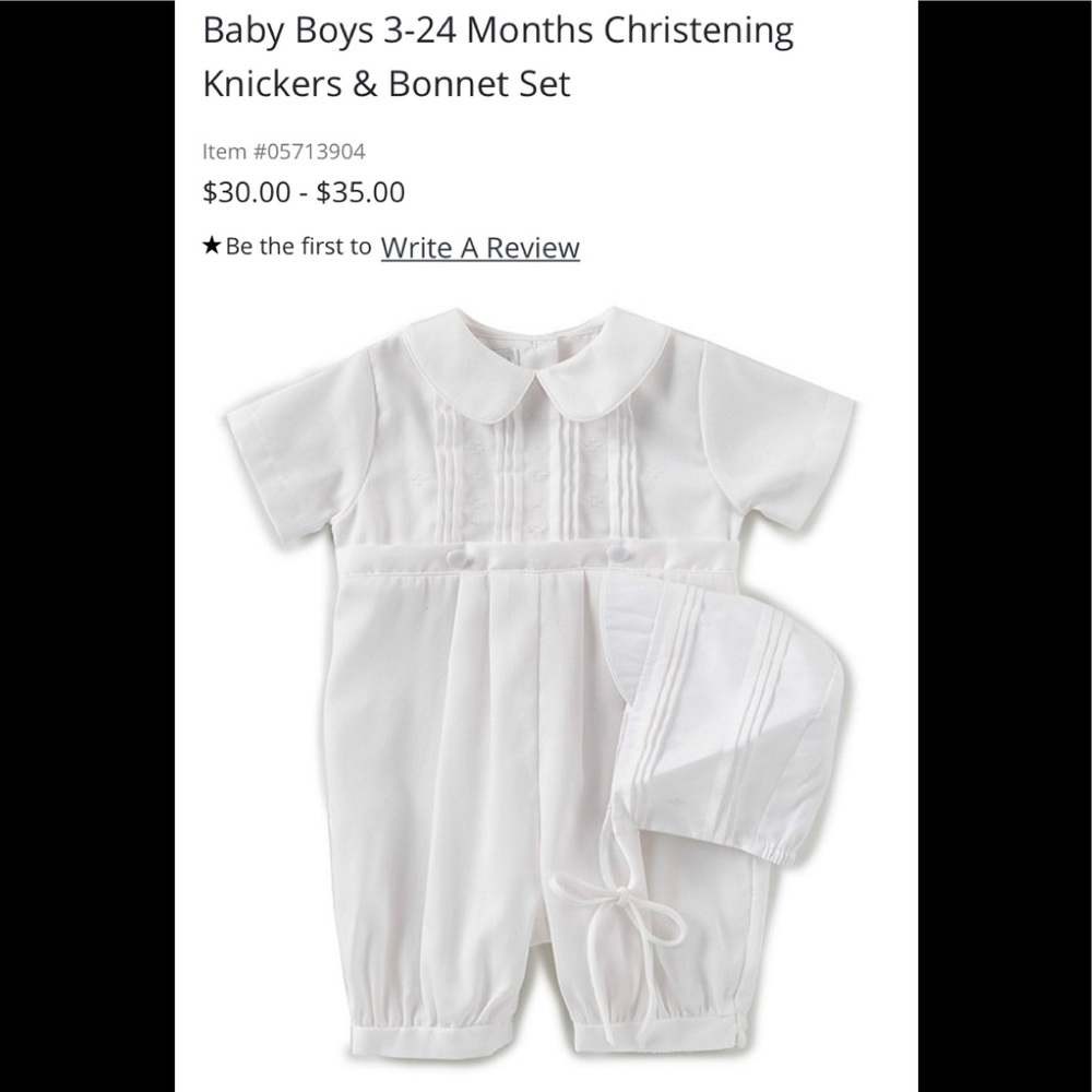 Boys Christening Bundle